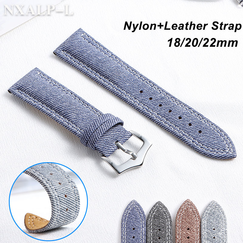Omega Watches Smartwatch - Cinturino per orologio in nylon tela