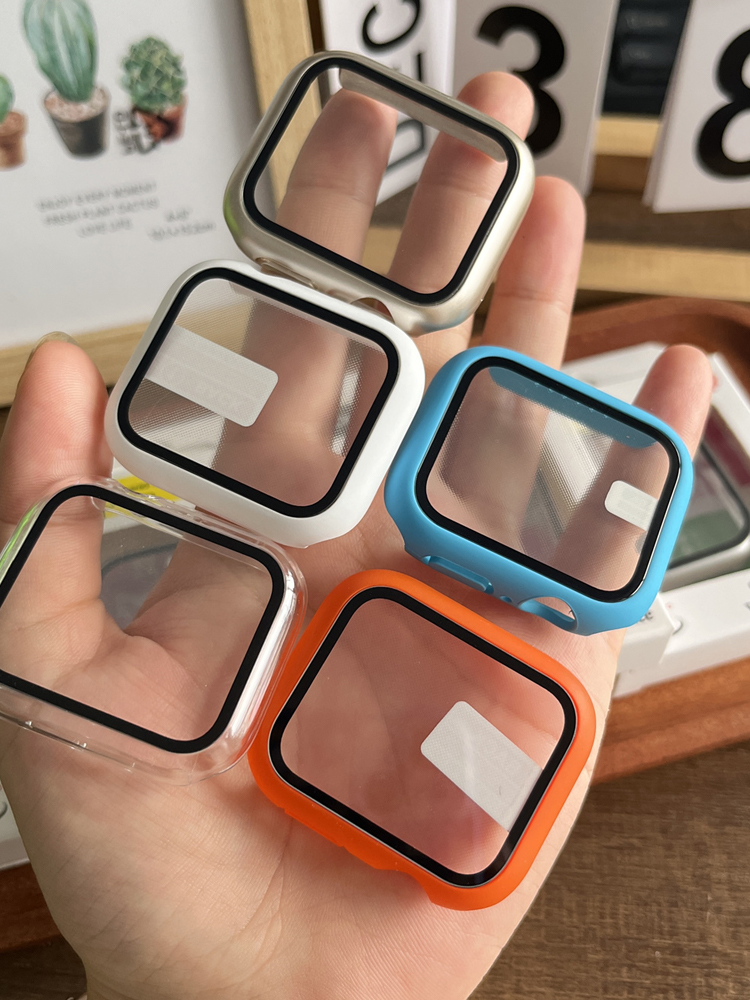 Smartwatch New Watches - Vetro temperato + copertura per Apple