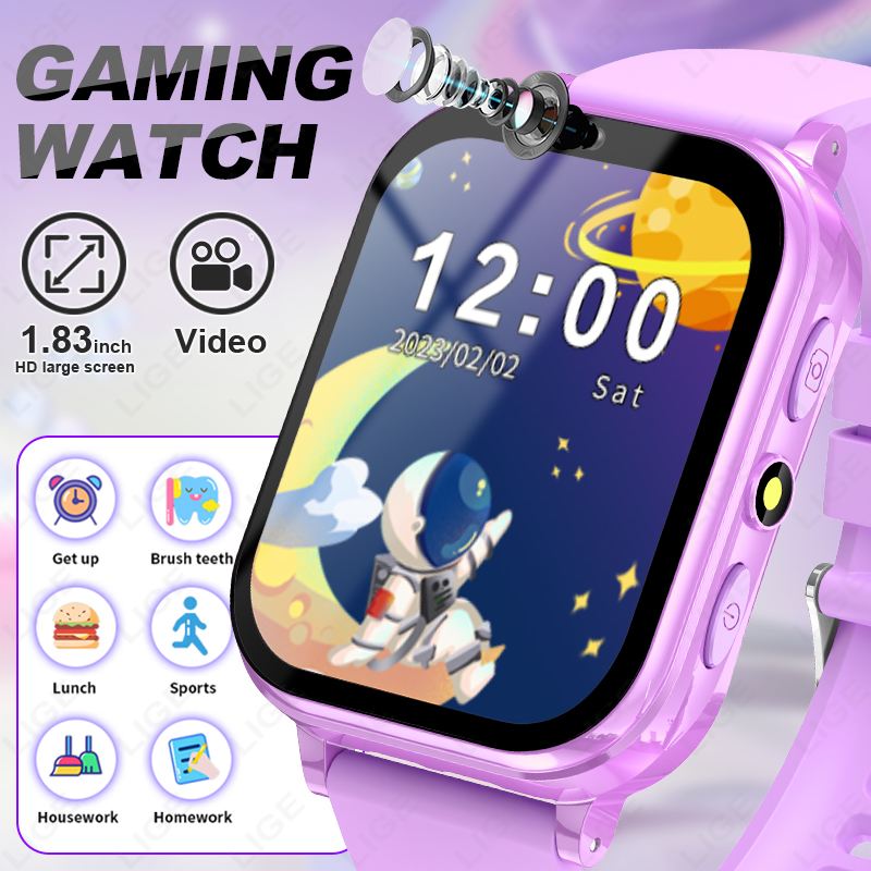 Smartwatch Digital Watches For Girls - LIGE Kid Smart Watch digitale Studente