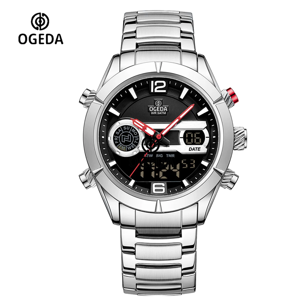 Smartwatch Watches Digital - OGEDA OGD7001 Orologio analogico digitale al