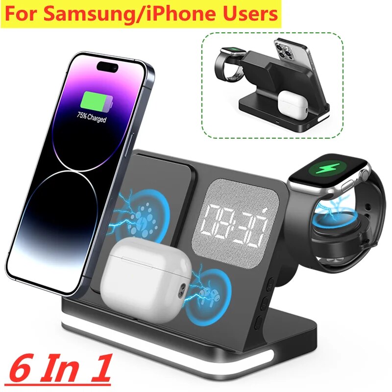 Smartwatch Watches Compatible With Iphone - Supporto per caricabatterie wireless per iPhone