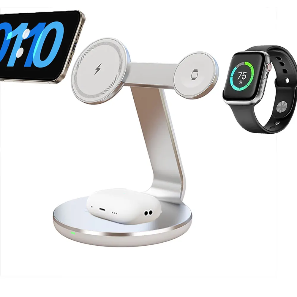 Smartwatch Watches Compatible With Iphone - Supporto di ricarica wireless 3 in