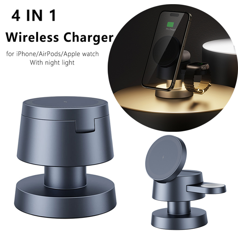 Smartwatch Watches Compatible With Iphone - Caricabatterie wireless 3 in 1 per