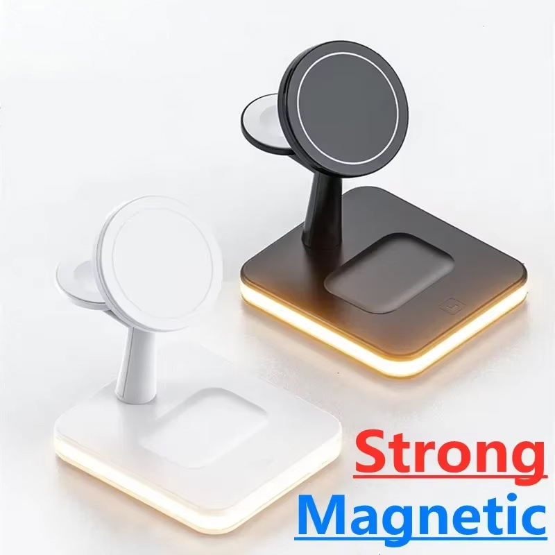 Smartwatch Watches Compatible With Iphone - Caricabatterie Wireless Magnetico 3 in 1