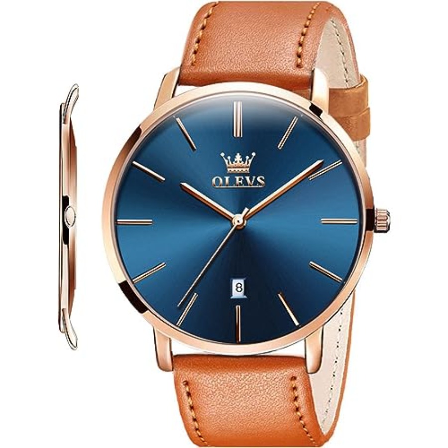 Smartwatch Watches Digital - OLEVS Orologi da Uomo in Pelle