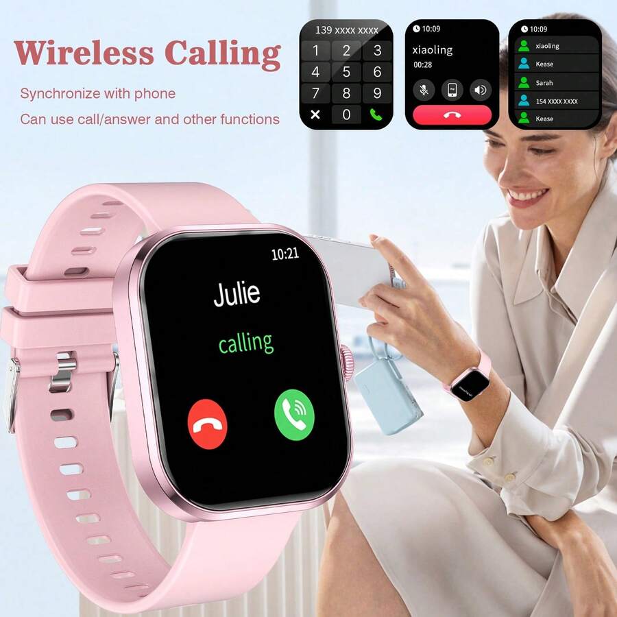 Smartwatch Watches Digital - Smartwatch, Chiamate Wireless, Modalità Multi-Sport, Promemoria