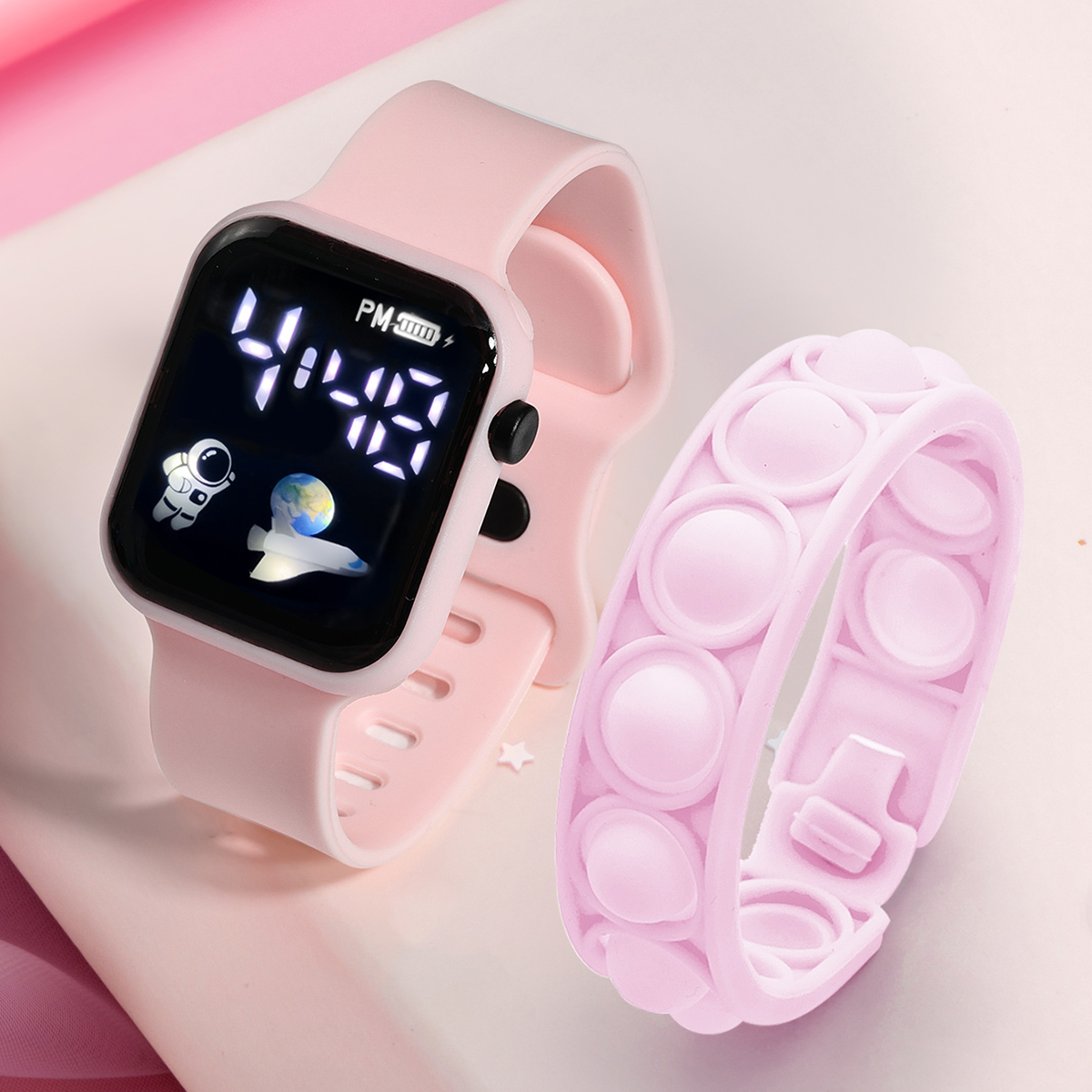 Smartwatch Watches Digital - Braccialetto per orologio intelligente per bambini