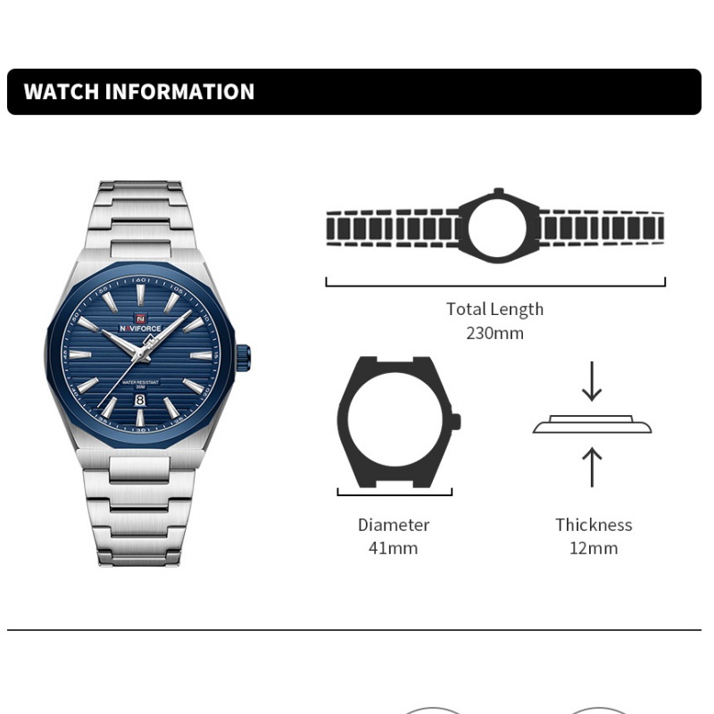 NAVIFORCE Orologio sportivo da - Smartwatch Sports Watches For Men recensione e prezzo
