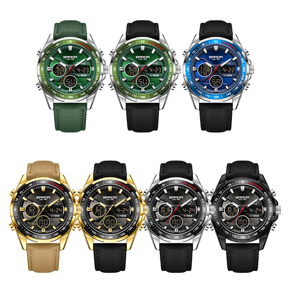 SANDA cronografo di lusso da u - Smartwatch Branded Watches For Men recensione e prezzo