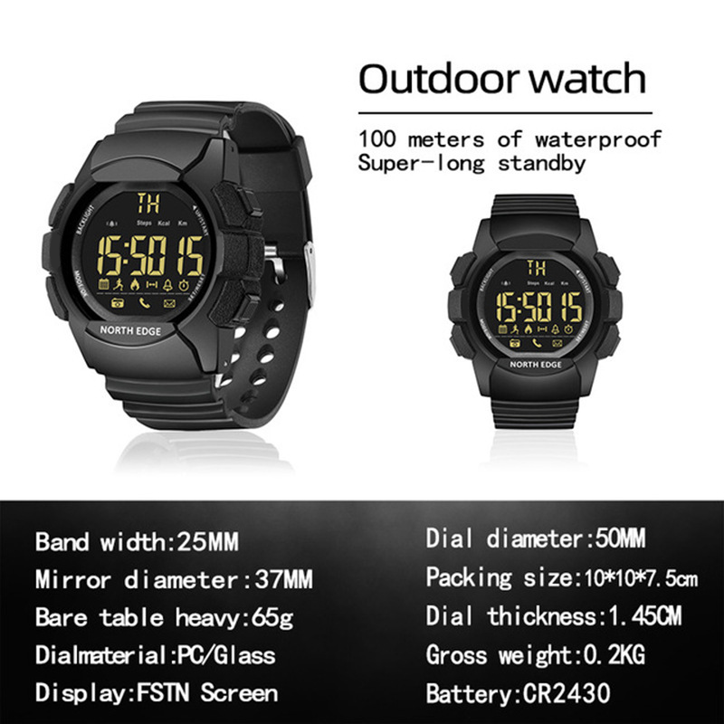 NORTH EDGE AK 100M Smartwatch  - Smartwatch Sports Watches For Men recensione e prezzo