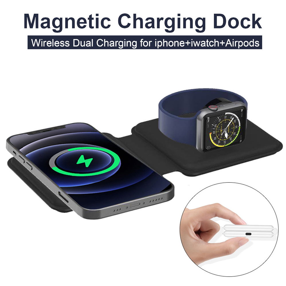 Magsafe duo Dock di ricarica W - Smartwatch Watches Compatible With Iphone recensione e prezzo