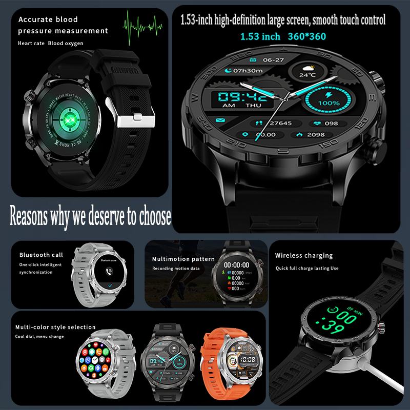 Nuovo Smartwatch GPS da Uomo c - Smartwatch Sports Watches For Men recensione e prezzo