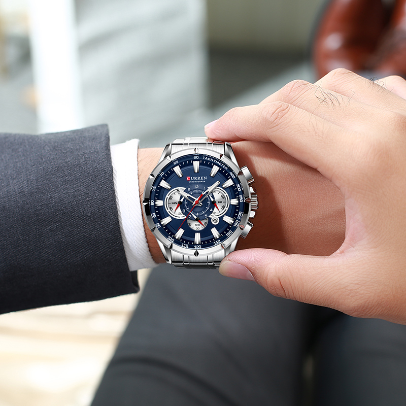 CURREN Orologio da polso da uo - Smartwatch Watches For Men Brands recensione e prezzo