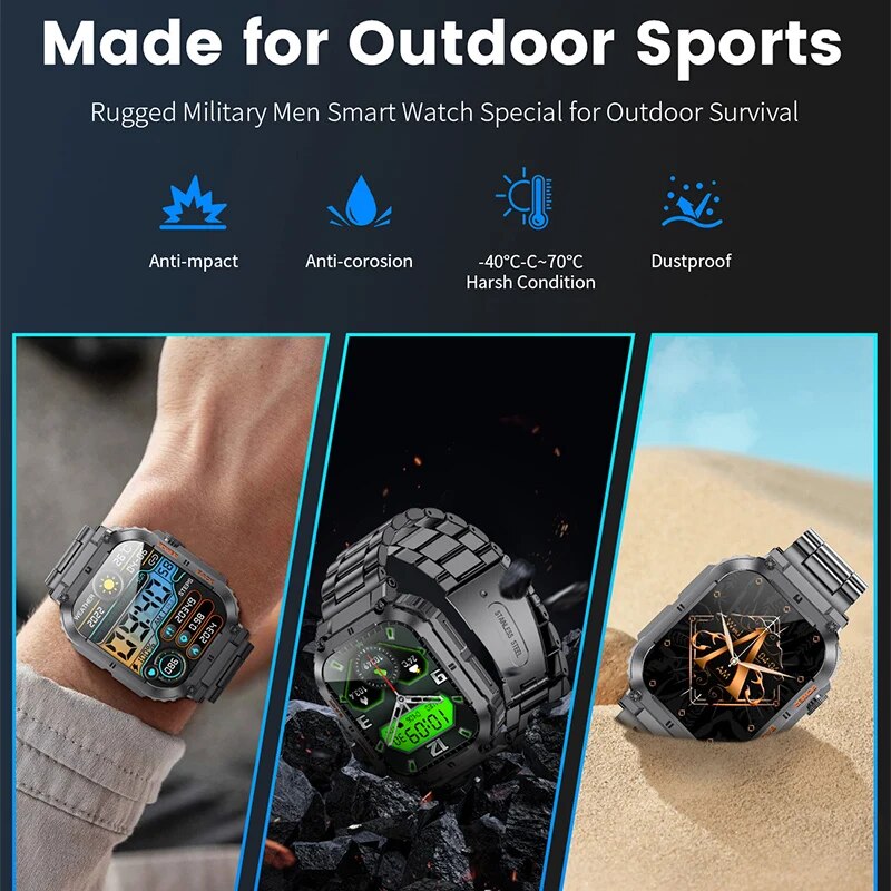 LIGE Outdoor Sports Fitness Sm - Smartwatch Sports Watches For Men recensione e prezzo