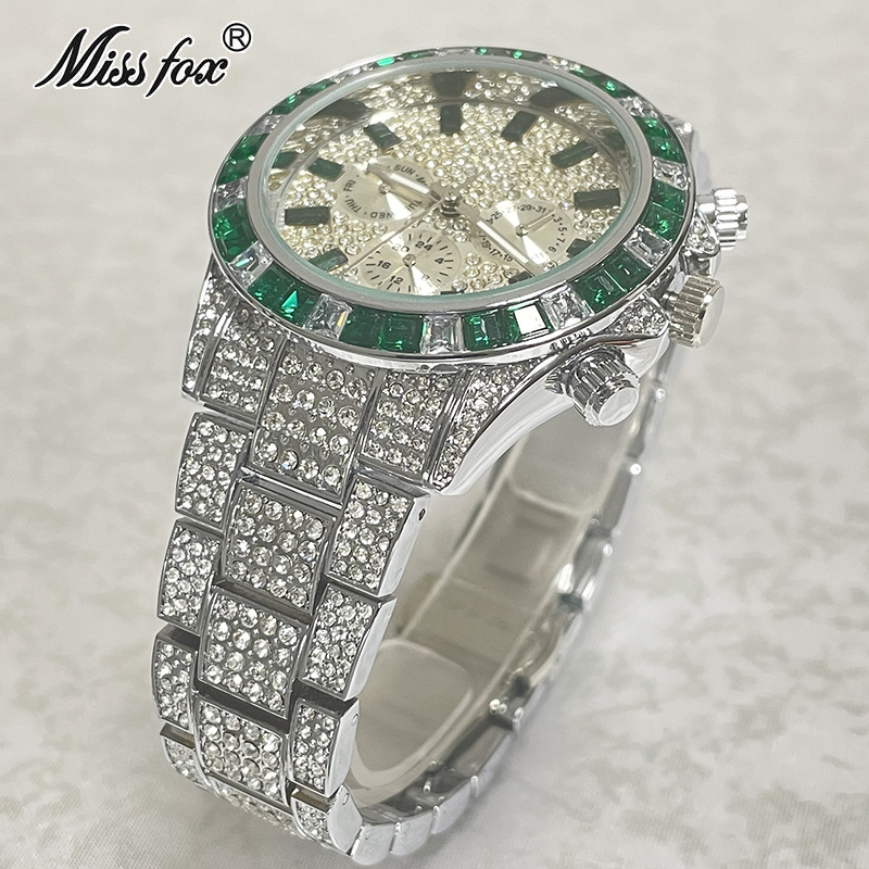 Luxury Brand MISSFOX Sliver Gr - Smartwatch Branded Watches For Men recensione e prezzo