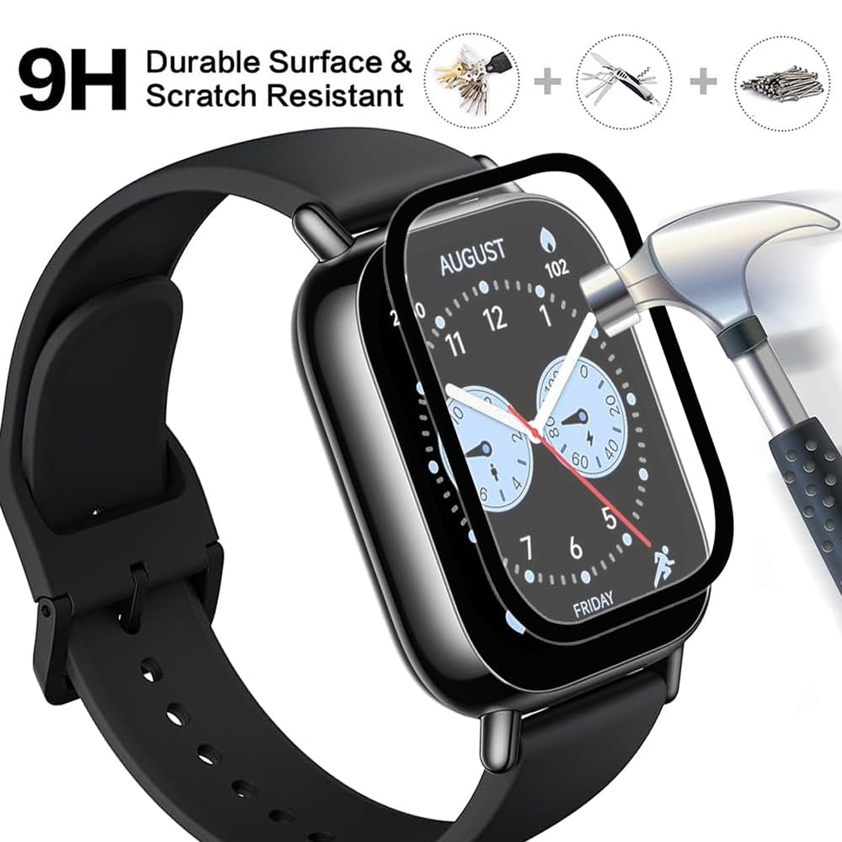 1-5PCS 9D Curved Protective Fi - Watch Redmi recensione e prezzo