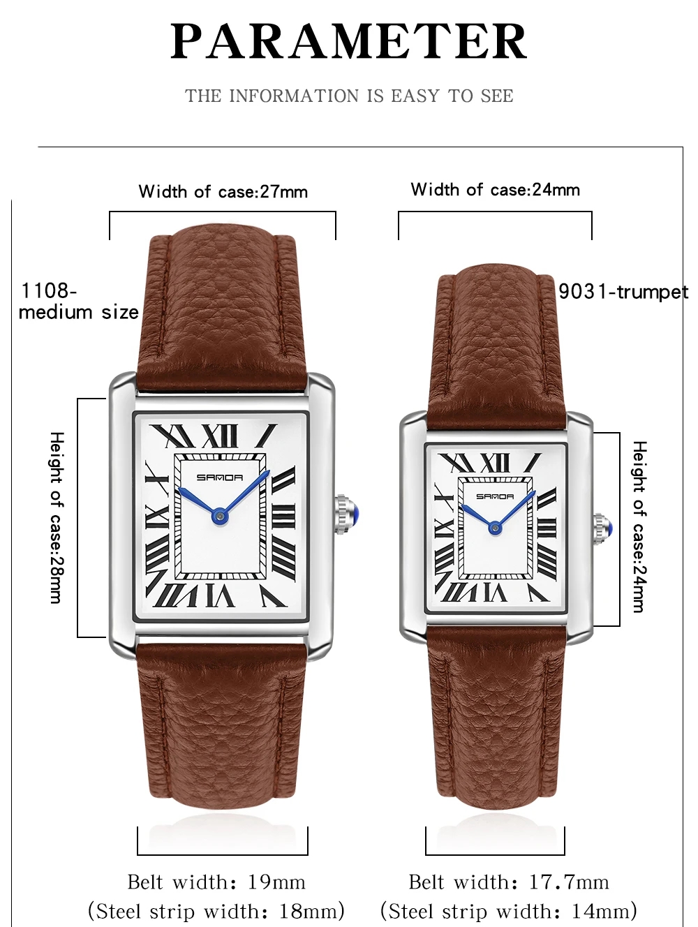 Sanda orologi da polso rettang - Smartwatch Watches For Men Brands recensione e prezzo