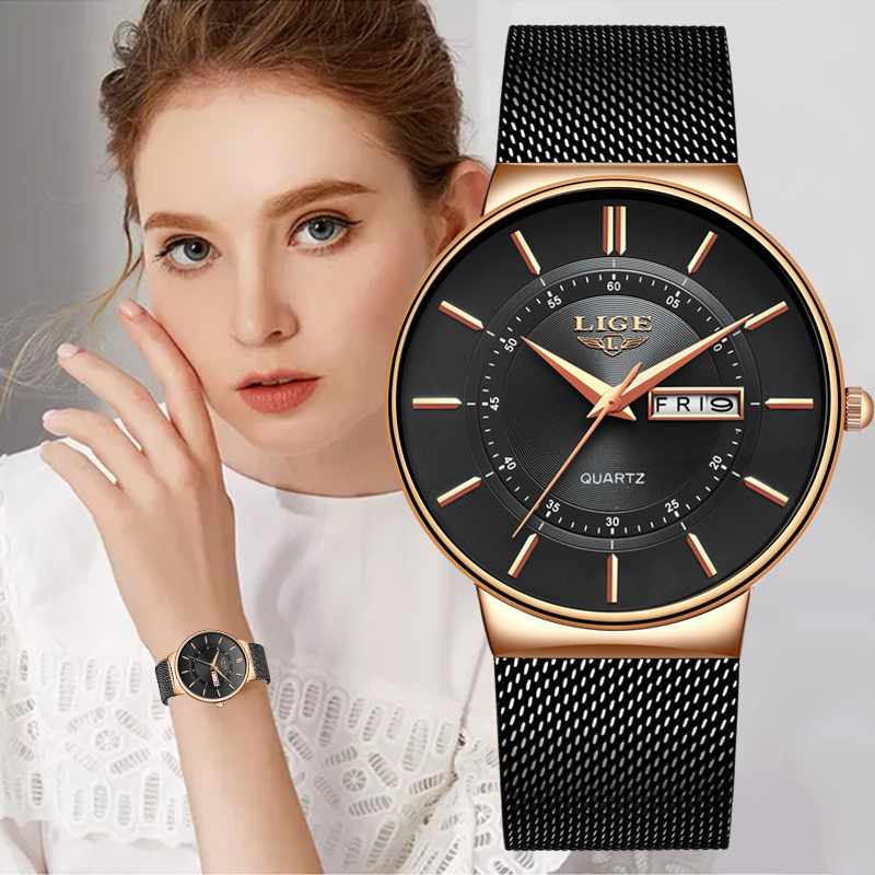 LIGE Orologi da donna Orologio - Minimalist Thin Watch recensione e prezzo