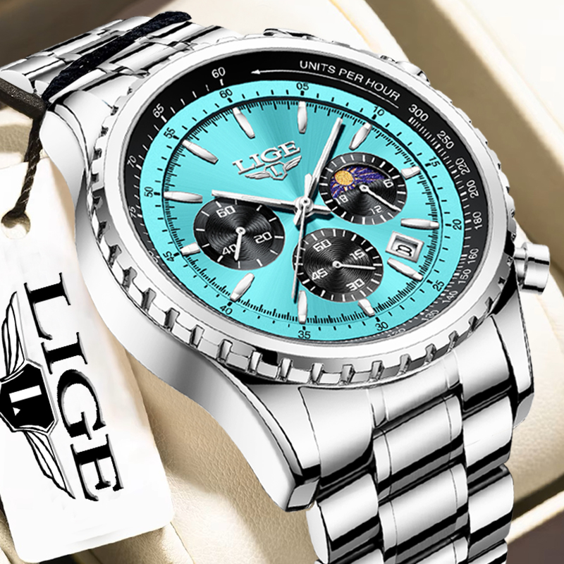 Orologio da uomo LIGE, marca d - Smartwatch Branded Watches For Men recensione e prezzo