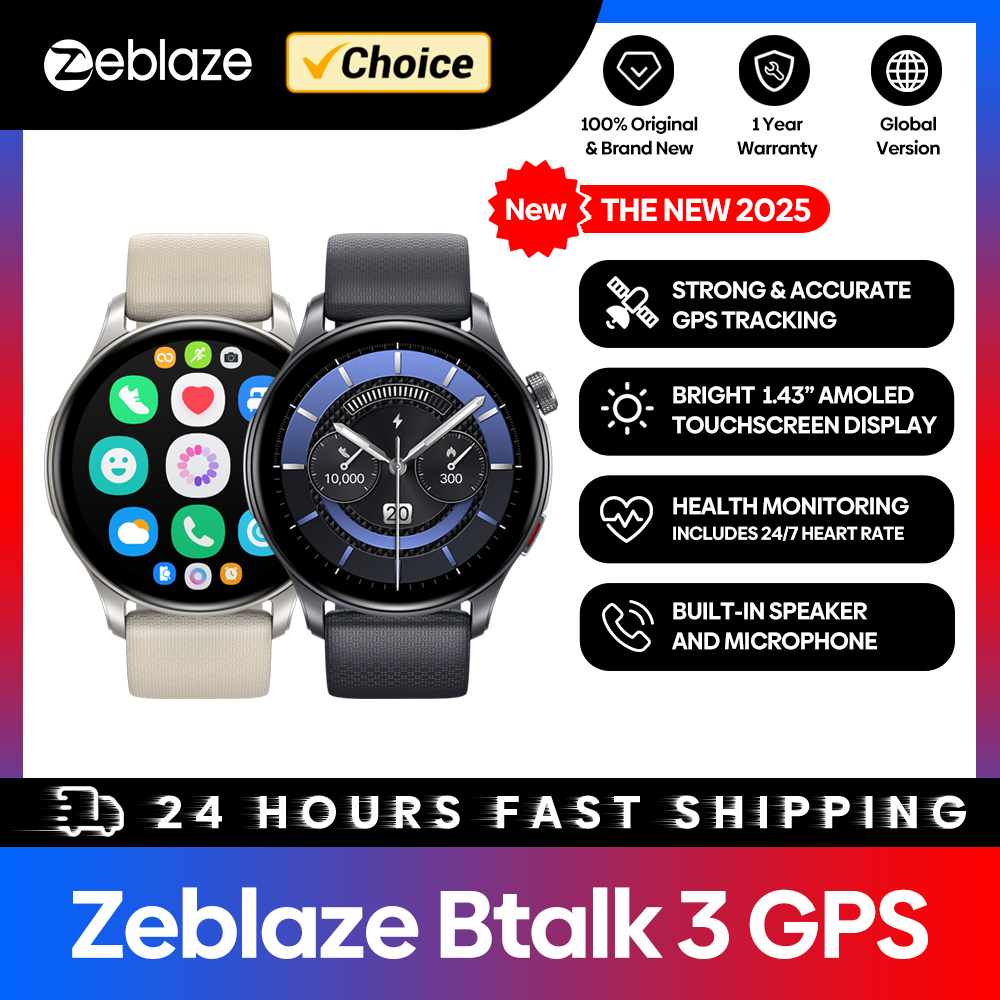 Nuovo Zeblaze Btalk 3 GPS Smar - Heart Rate Gps Watch recensione e prezzo