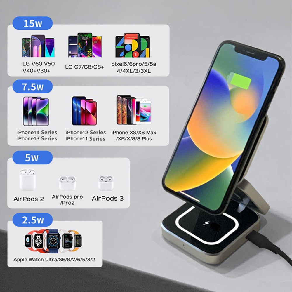 Stazione di ricarica rapida st - Smartwatch Watches Compatible With Iphone recensione e prezzo