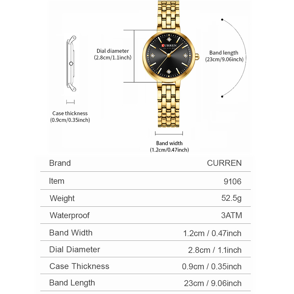 CURREN Orologio da polso sotti - Minimalist Thin Watch recensione e prezzo