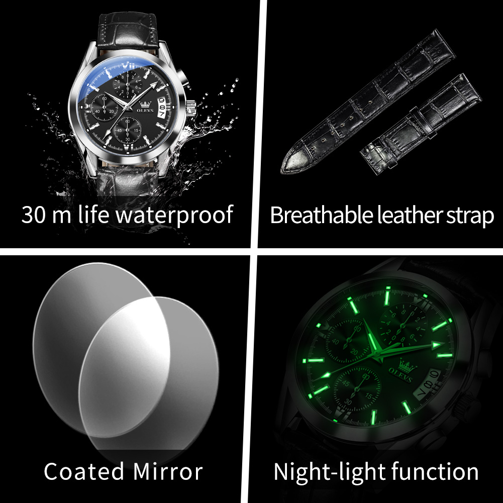 OLEVS Top Brand di Lusso Orolo - Smartwatch Watches For Men Brands recensione e prezzo